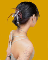 dolphin silver hairpin 