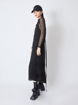 RUFFLES SUSPENDER DRESS