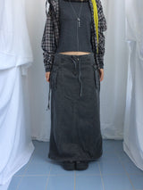 Feminine Flat Neck Long T-Shirt