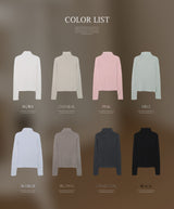 PN Angora Slim High Neck T-shirt (8color)