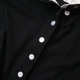 Solene Stripe Collar Slim Shirt