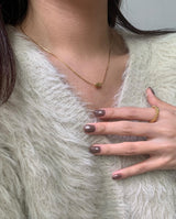 (silver925) シルキービーンネックレス *gold