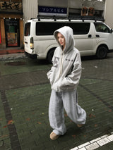 Mono Cable Quilted Wide Pants (4c)