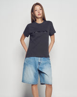 26SS WOMAN SPANGLE LOGO SHORT SLEEVE T-SHIRT