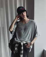 Roydi Over U-Neck Short Sleeve T-Shirt