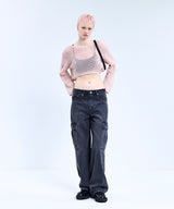 85-VIVAJ019 Mesh Round Knit 6color
