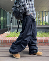 T-Pho バルーンピンタックデニムパンツ