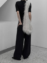 Machi Snap Adjust Incision Black Denim