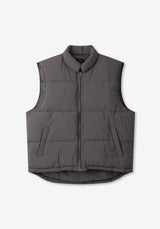 FY ベーシッククロップハイネックパディングベスト