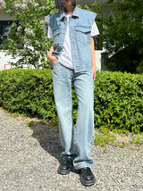 LOOSE FIT DENIM VEST code 21013