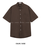 Cool Basic Semi-Over Short Sleeve Shirt