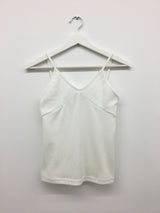 フローラルメッシュスリーブレス (3color)