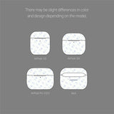 oab flower airpods case (white)