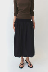 Smocking Skirt / Black