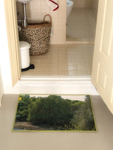 Willow scene foot mat