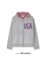 No.1568 USA fh ニットジップアップ (3color)