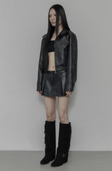 [mnem] ウィスプレザースカート
