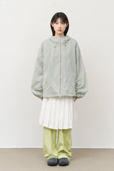 (W) Has Pleats Wrap Skirt