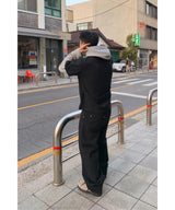 フードレイヤードロングスリーブ