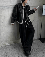 Deep pocktuck pants (both wide and jogger)
