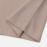 ルリンワッフルヘンリーネック半袖Tシャツ