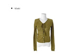 Ryoki Strap Button Knit Cardigan