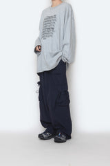 string pocket nylon pants