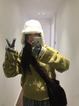 Weasley Snow Hooded Knit (3color)
