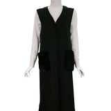 Mermaid long gilet (fur)