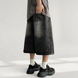 Side Pintuck Washing Denim Bermuda Pants (5 colors)