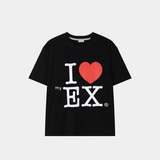 [Unisex] Semi crop heart t-shirts(2color)