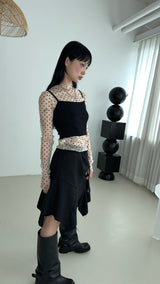 DOT SEE-THROUGH T-SHIRTS