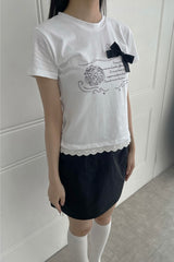 リボンフェンスTシャツ