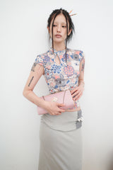 [香] Belle Lace Midi Skirt (3-way) (Gray)