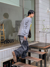 ウィンドモヘアVネックニット