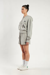 TEMPUS パッチショートパンツ (GREY MELANGE)