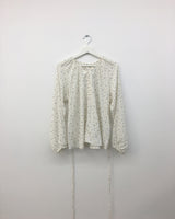 Petal shirring blouse (2color)