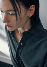 [925 silver] Deux.silver.35 / スターリーピアス (ゴールド)