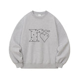 RÖFF IN HEART SEMI OVER FIT SWEATSHIRT (3color)