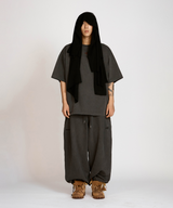 P. Flapping short sleeve _ Dark gray 