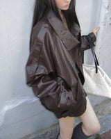 Viron Double-Button Leather Jacket