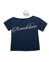 26SS ウーマンアンバランスショートスリーブTシャツ