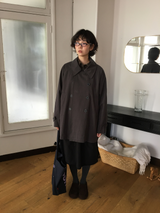 Blanc frill hem midi skirt (2color)