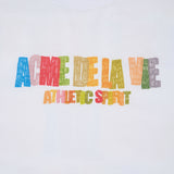 24FW CRAYON DRAWING LOGO SHORT SLEEVE T-SHIRT WHITE