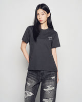 25FW WOMAN スクリプトロゴプリント半袖Tシャツ