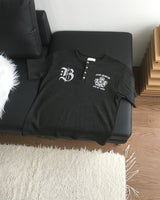 シールド ヘンリーネック ワッフル ショートスリーブ Tシャツ