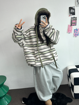SWEAT BALLOON BACK POINT LONG PANTS🤎🖤🩶3COLOR