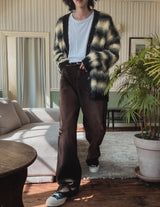 Bear brush mohair cardigan