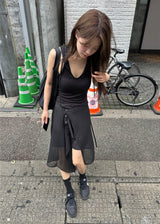 ベールラップスカート