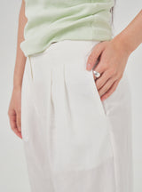 Gleam wide pants (white)